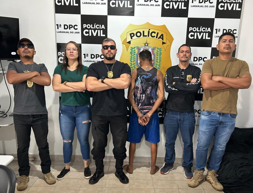 Polícia prende homem por estupro de criança de 06 anos em Laranjal do Jari