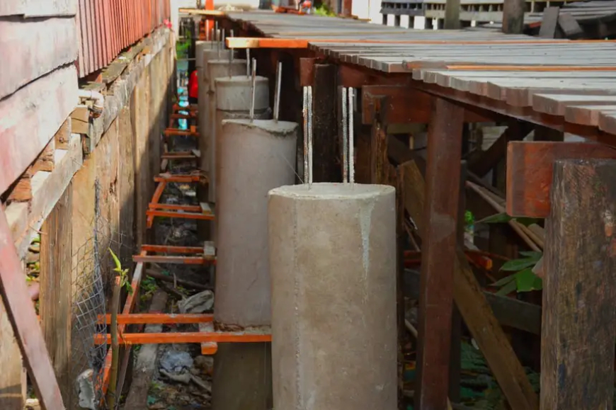 Meu sonho sempre foi ver essa passarela de concreto”, diz moradora, emocionada com obra do Governo do Amapá em Laranjal do Jari