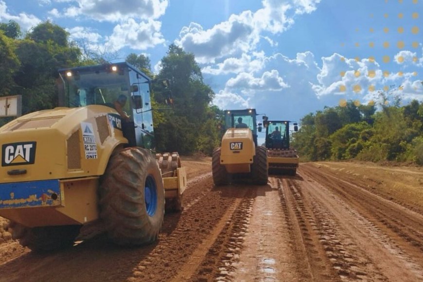Dnit segue com trabalho de manutenção na  BR-156/AP – Trecho Laranjal do Jari/ Macapá.