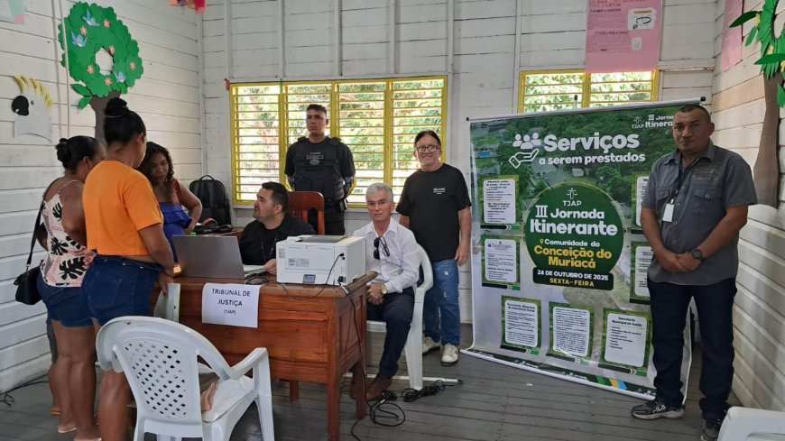 Justiça e Cidadania: Comarca de Laranjal do Jari promove III Jornada Itinerante na Comunidade Conceição do Muriacá