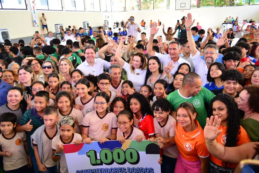 Governo do Estado recebe doação de mil computadores do Ministério das Comunicações e fortalece ensino nas escolas públicas do Amapá