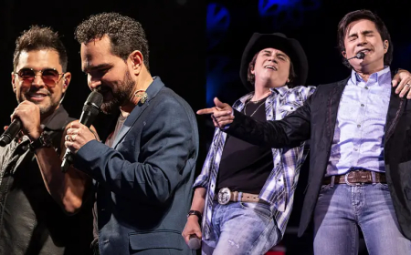 As duplas Chitãozinho & Xororó e Zezé Di Camargo & Luciano fazem o ‘Encontro dos Amigos’ no Maior Réveillon da Amazônia nesta terça-feira, 30