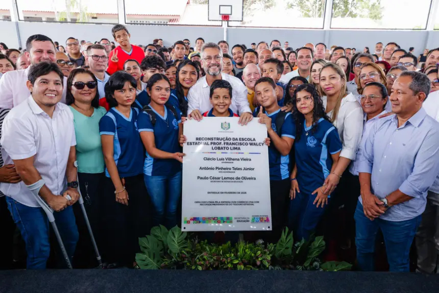 'Nunca se construiu e se reconstruiu tantas escolas no Amapá como agora', afirma governador Clécio ao entregar 35⁰ escola da gestão, em Santana