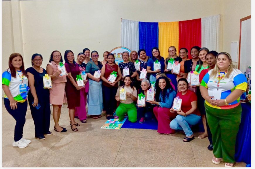 Vitória do Jari realiza formação do ProLEEI e fortalece alfabetização na educação infantil