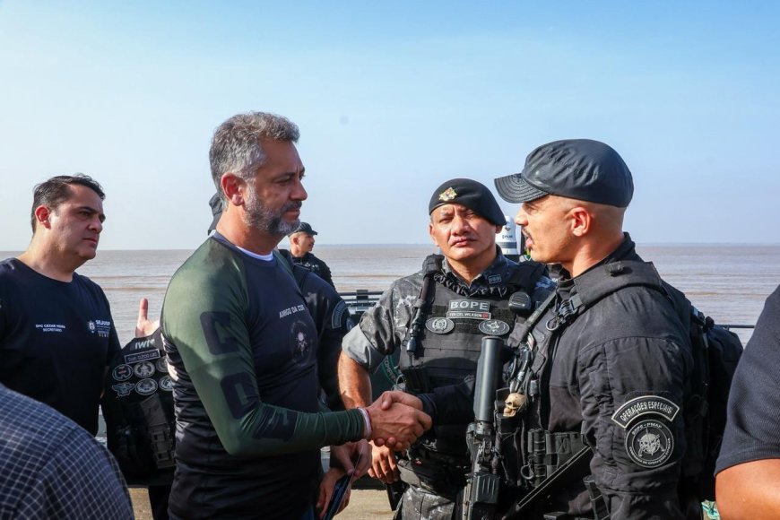 Lancha blindada entra em operação e reforça combate ao crime nos rios do Amapá