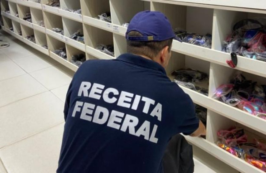 Receita Federal apreende mercadorias irregulares durante operação no Centro de Macapá
