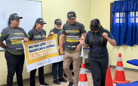 Maio Amarelo 2026 leva ações educativas ao Vale do Jari com foco no respeito à vida no trânsito