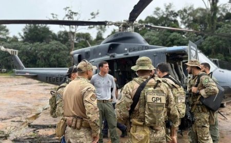 Ibama combate o garimpo ilegal na floresta das Árvores Gigantes, entre o Amapá e o Pará