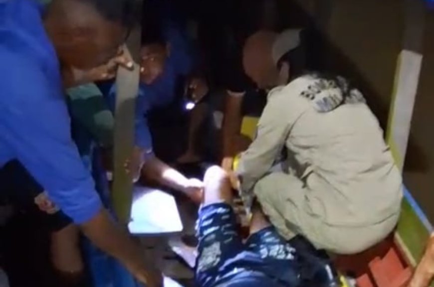 Acidente Fluvial deixa homem com as duas pernas quebradas em Vitoria do Jari.