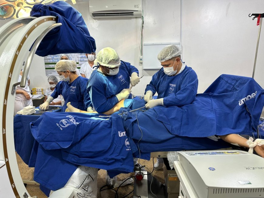 Hospital de Laranjal do Jari realiza inúmeras cirurgias ortopédicas no início de maio.