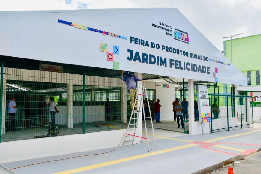 Governador Clécio entrega nesta terça-feira, 12, a nova Feira do Produtor do Jardim Felicidade com dia exclusivo para produtos orgânicos