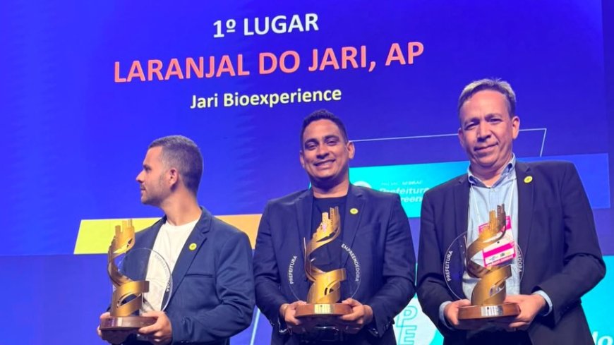 Laranjal do Jari conquista prêmio inédito na etapa nacional do Sebrae e entra para a história do empreendedorismo.