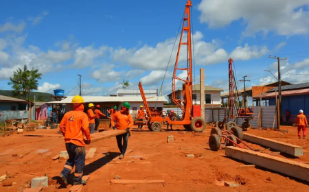 Governo do Amapá inicia construção da Escola Estadual Teotônio Brandão Vilela, em Vitória do Jari