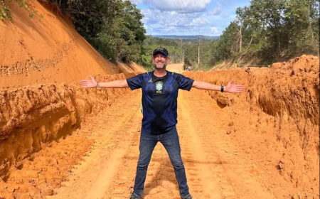 Governador Clécio acelera integração do Vale do Jari e vistoria obra estratégica de pavimentação da AP-160