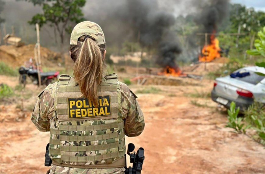 Polícia Federal  apura esquema de garimpo ilegal e lavagem de dinheiro no Amapá