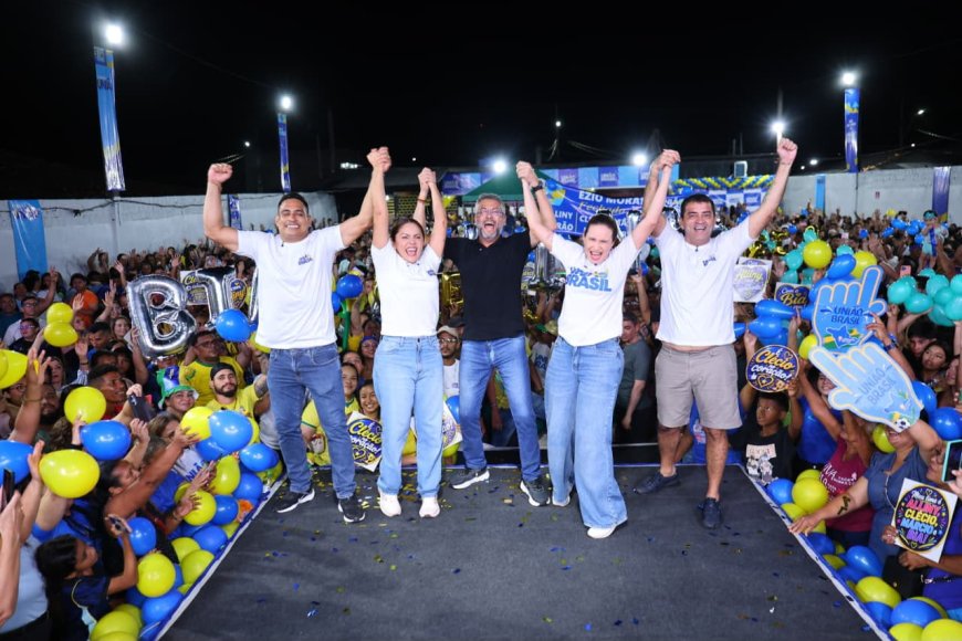 Alliny Serrão  reafirma  projeto ao Senado durante plenária do União Brasil em Laranjal do Jari