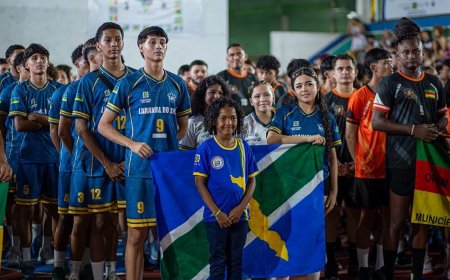 Laranjal do Jari reúne seleções de diversos municípios no Intermunicipal de Voleibol