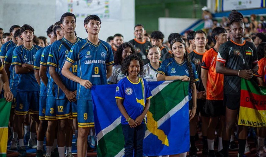 Laranjal do Jari reúne seleções de diversos municípios no Intermunicipal de Voleibol